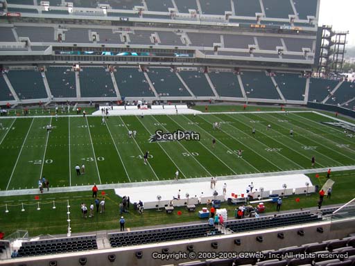 Seat view from club section 20 at Lincoln Financial Field, home of the Philadelphia Eagles