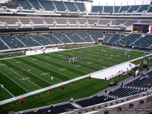 Seat view from club section 36 at Lincoln Financial Field, home of the Philadelphia Eagles