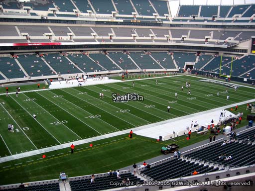 Seat view from club section 37 at Lincoln Financial Field, home of the Philadelphia Eagles