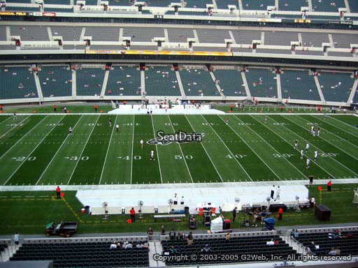 Seat view from club section 40 at Lincoln Financial Field, home of the Philadelphia Eagles