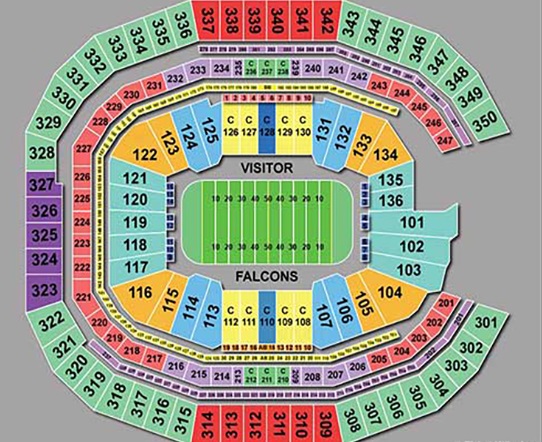 New Orleans Mercedes Benz Superdome Seating Chart
