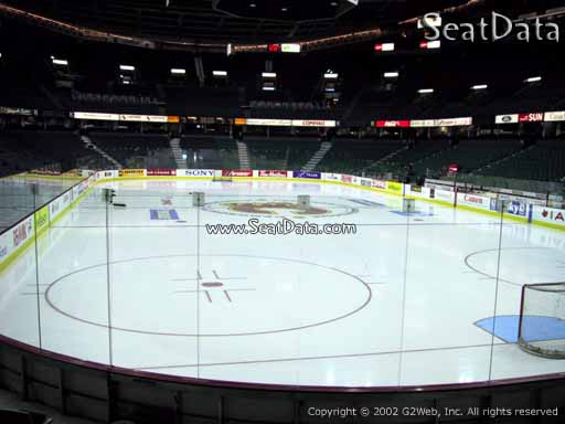 Seat view from section 103 at Scotiabank Saddledome, home of the Calgary Flames