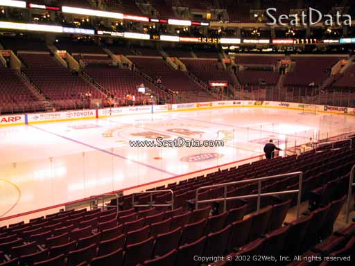 Seat view from section 111 at the Wells Fargo Center, home of the Philadelphia Flyers