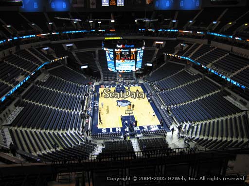 Seat view from section 216 at Fedex Forum, home of the Memphis Grizzlies.