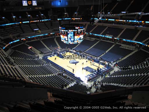 Seat view from section 229 at Fedex Forum, home of the Memphis Grizzlies.