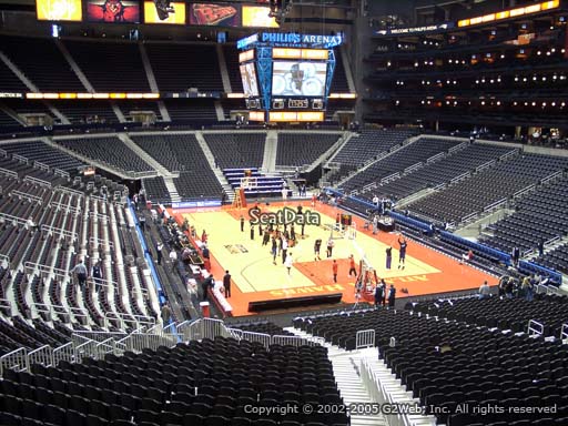 View from Section 206 at State Farm Arena, Home of the Atlanta Hawks