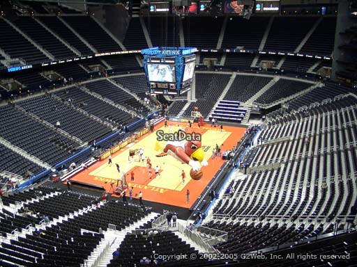 View from Section 301 at State Farm Arena, Home of the Atlanta Hawks