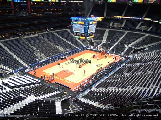 View from Section 315 at State Farm Arena, Home of the Atlanta Hawks