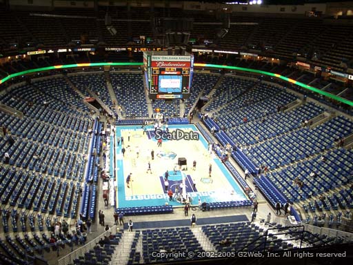 Seat view from section 309 at the Smoothie King Center, home of the New Orleans Pelicans
