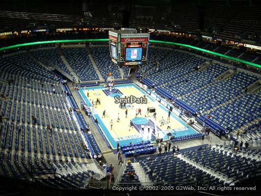 Seat view from section 326 at the Smoothie King Center, home of the New Orleans Pelicans