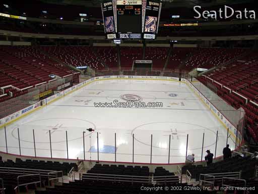 Seat view from section 126 at PNC Arena, home of the Carolina Hurricanes