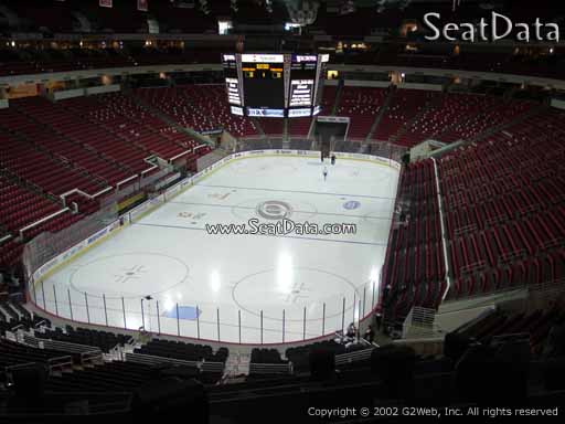 Seat view from section 226 at PNC Arena, home of the Carolina Hurricanes