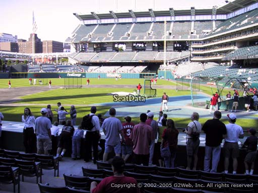 Seat view from section 159 at Progressive Field, home of the Cleveland Indians