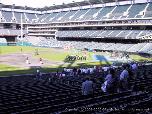 Seat view from section 267 at Progressive Field, home of the Cleveland Indians