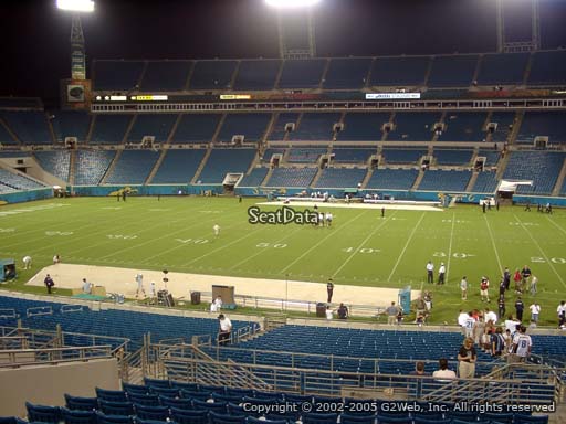 Seat view from section 108 at TIAA Bank Field, home of the Jacksonville Jaguars