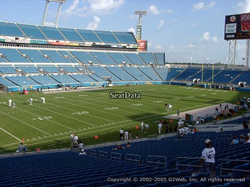 Seat view from section 115 at TIAA Bank Field, home of the Jacksonville Jaguars