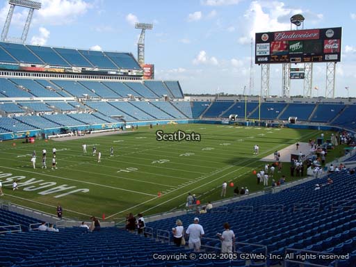 Seat view from section 118 at TIAA Bank Field, home of the Jacksonville Jaguars