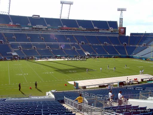 Seat view from section 139 at TIAA Bank Field, home of the Jacksonville Jaguars