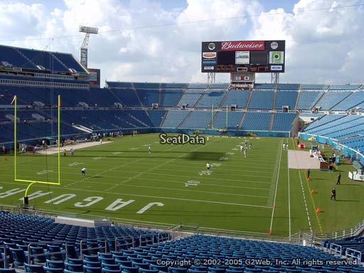 Seat view from section 146 at TIAA Bank Field, home of the Jacksonville Jaguars