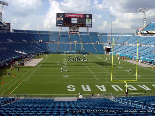 Seat view from section 149 at Everbank Field, home of the Jacksonville Jaguars