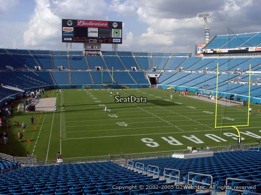 Seat view from section 150 at TIAA Bank Field, home of the Jacksonville Jaguars