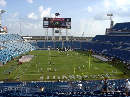 Seat view from section 224 at TIAA Bank Field, home of the Jacksonville Jaguars