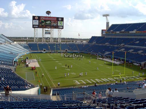 Seat view from section 226 at TIAA Bank Field, home of the Jacksonville Jaguars