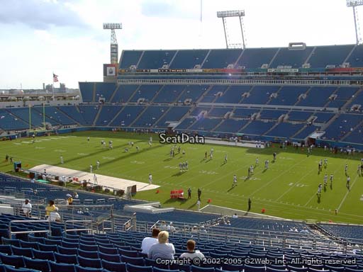 Seat view from section 232 at TIAA Bank Field, home of the Jacksonville Jaguars