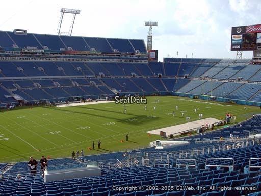 Seat view from section 242 at TIAA Bank Field, home of the Jacksonville Jaguars