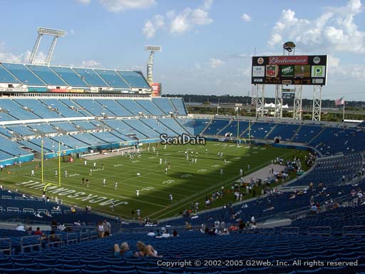 Seat view from section 318 at TIAA Bank Field, home of the Jacksonville Jaguars