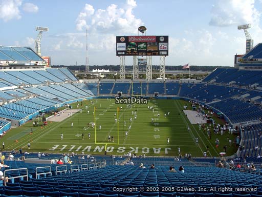Seat view from section 322 at TIAA Bank Field, home of the Jacksonville Jaguars