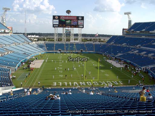 Seat view from section 324 at TIAA Bank Field, home of the Jacksonville Jaguars