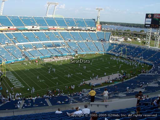 Seat view from section 415 at TIAA Bank Field, home of the Jacksonville Jaguars