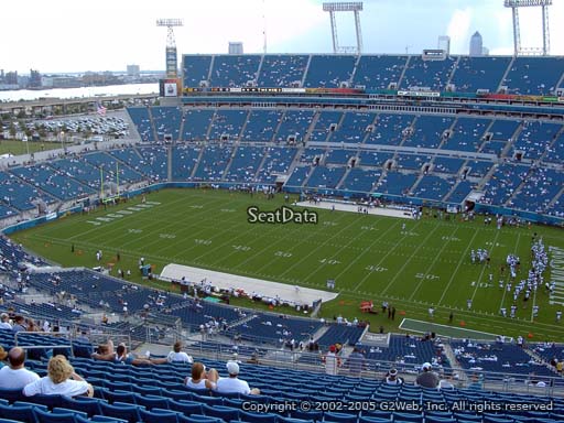 Seat view from section 433 at TIAA Bank Field, home of the Jacksonville Jaguars