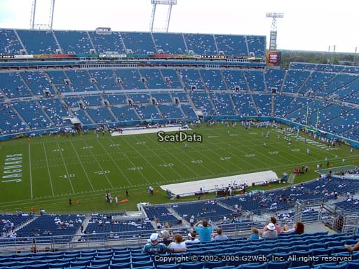 Seat view from section 440 at TIAA Bank Field, home of the Jacksonville Jaguars