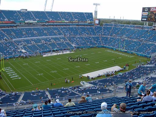 Seat view from section 442 at TIAA Bank Field, home of the Jacksonville Jaguars
