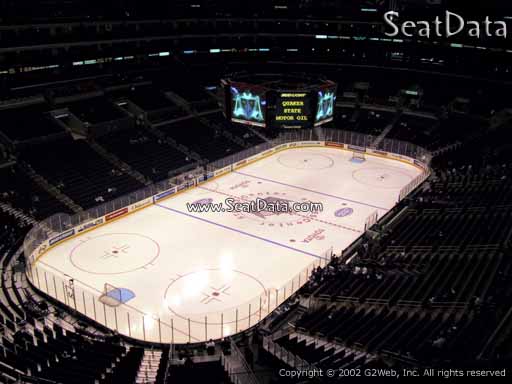 Seat view from section 306 at the Staples Center, home of the Los Angeles Kings