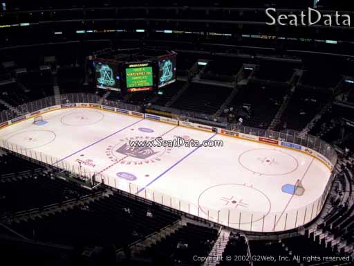 Seat view from section 315 at the Staples Center, home of the Los Angeles Kings