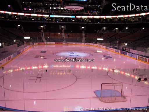 Seat view from section 103 at Scotiabank Arena, home of the Toronto Maple Leafs