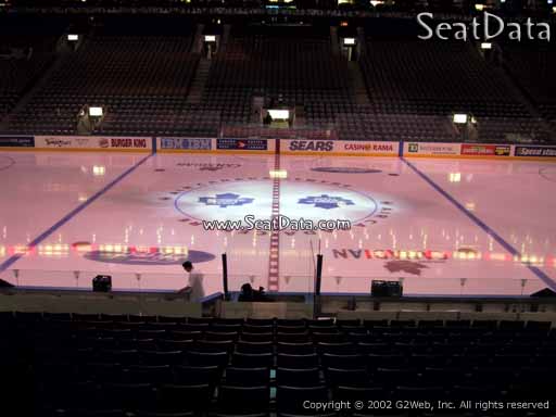 Seat view from section 119 at Scotiabank Arena, home of the Toronto Maple Leafs