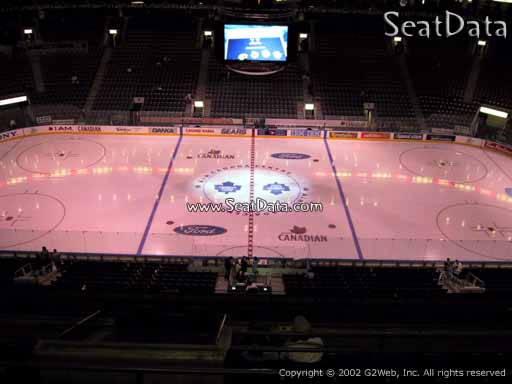 Seat view from section 309 at Scotiabank Arena, home of the Toronto Maple Leafs