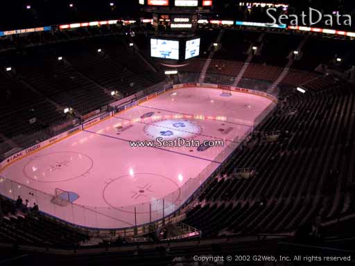 Seat view from section 313 at Scotiabank Arena, home of the Toronto Maple Leafs