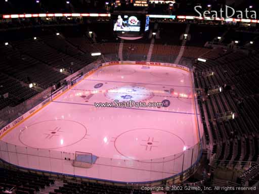 Seat view from section 314 at Scotiabank Arena, home of the Toronto Maple Leafs