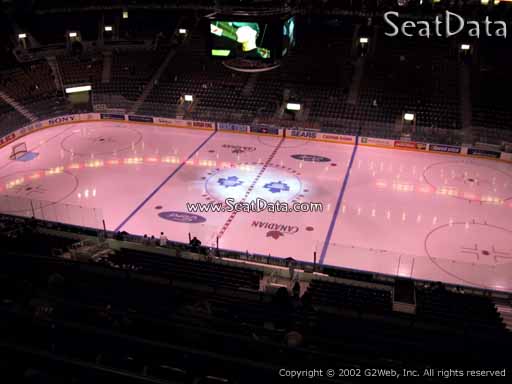 Seat view from section 320 at Scotiabank Arena, home of the Toronto Maple Leafs