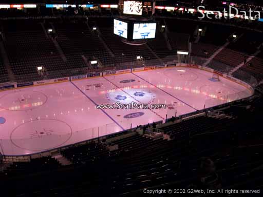 Seat view from section 323 at Scotiabank Arena, home of the Toronto Maple Leafs