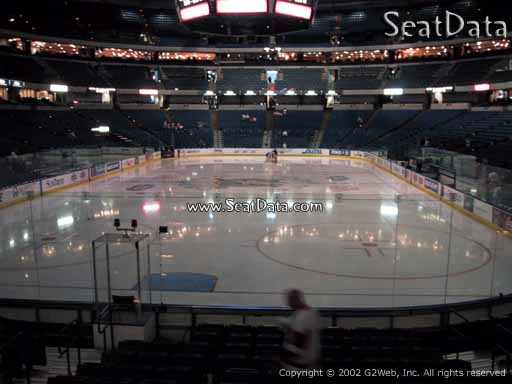 Seat view from section 108 at Amalie Arena, home of the Tampa Bay Lightning