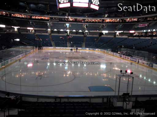 Seat view from section 109 at Amalie Arena, home of the Tampa Bay Lightning