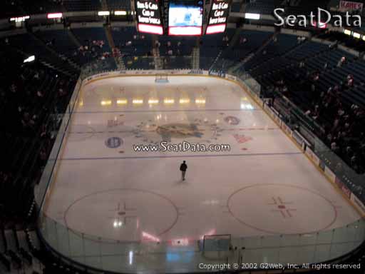 Seat view from section 209 at Amalie Arena, home of the Tampa Bay Lightning