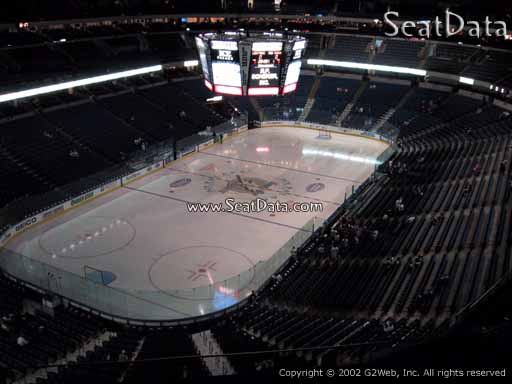 Seat view from section 306 at Amalie Arena, home of the Tampa Bay Lightning