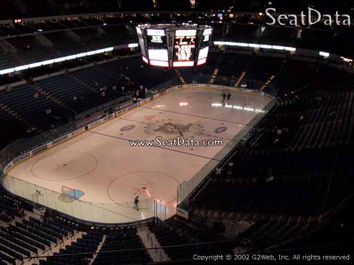 Seat view from section 321 at Amalie Arena, home of the Tampa Bay Lightning